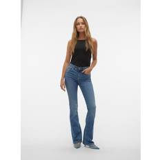 Vero Moda Vmflash Medelhög Jeans blue denim L/34
