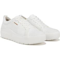 Dr scholl's sneakers Dr. Scholl's Women's Time Off Knit Platform Sneakers White Knit Fabric