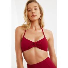 Rot Bikinioberteile Trendyol Collection Damen Detailed Bikini Top, Burgundy