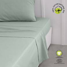 Today Drap 240/300 Coton Bed Sheet Green