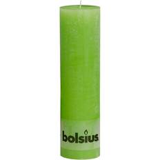 Bolsius Inredningsdetaljer Bolsius Blockljus Rustika Paraffin Limegrön 6.8x19cm 65h