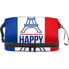 Happy Bastille Day France Flag Makeup Bag - Multicolour