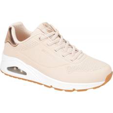 Skechers Beige Chaussures Skechers Uno - Shimmer Away - Beige