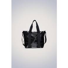 Rains Night Mini Tote Bag - Black