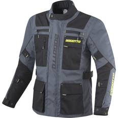 Bogotto Covelo Waterproof Motorcycle Textile Jacket - Black/Grey/Yellow