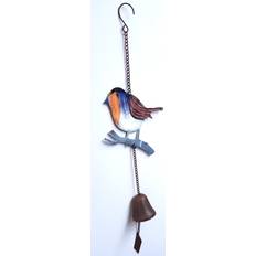 Brayden Studio Bromelia Robin Bird Hanging Bell