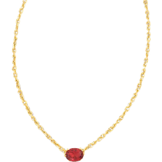 Kendra Scott Cailin Pendant Necklace - Gold/Red