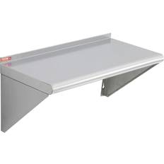 VEVOR 12" x 24" Stainless Steel Shelf Wall Mounted Floating Shelving 230 lbs Heavy Duty Commercial Shelves