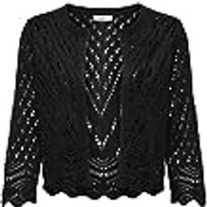 XL Cardigans JDY Knitted 3/4 Length Sleeve Cardigan - Black