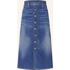 DSquared2 Jupes DSquared2 Denim Long Skirt Gonne Blu