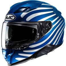 HJC F71 Zen Helm, weiss-türkis-blau, Größe