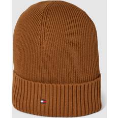 Tommy Hilfiger ESSENTIAL FLAG BEANIE Brun