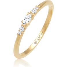 Ringe Elli Ring Goldfarben Zirkon für Damen