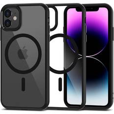 Iphone 11 gennemsigtig cover Tech-Protect iPhone 11 Magmat Cover MagSafe Kompatibel Gennemsigtig Sort