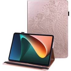 Skalo Xiaomi Redmi Pad Mandala Flip Cover Rosa guld