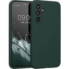 Samsung Galaxy A54 Mobile Phone Cases Kwmobile Hülle für samsung galaxy a54 5g hülle silikon gummiert handyhülle weich soft Moosgrün 7,80 cm