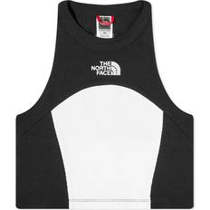 The North Face Herre Toppe The North Face Logo Tanktop i Ribbet Bomuld med Rund Hals - Black/TNF White