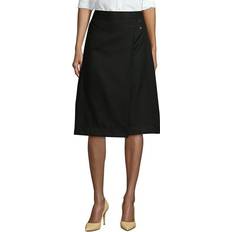 Skirts Lands' End School Uniform Women Solid A-line Skirt Below the Knee