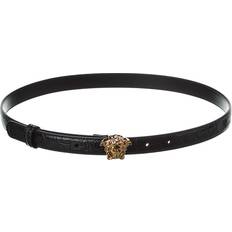 Versace Accessoires Versace Croco-Embossed Belt - La Medusa