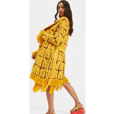 Yellow Cardigans La DoubleJ Wings Cardigan Woman Ldj Archive Yellow Wings