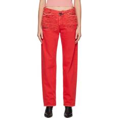 Diesel Red Destroyed Jeans WAIST