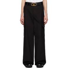Valentino Black Hammer Loop Cargo Pants NERO IT