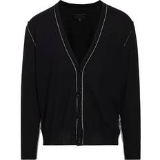 Acryl Cardigans MM6 Maison Margiela Black Lightweight Cardigan 900 Black