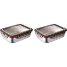 Steel Food Containers Tlily 2X 220Ml Lunch Box Food Container