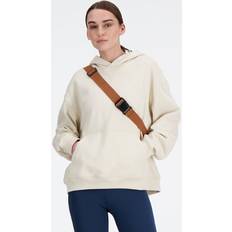 New Balance Women Jumpers New Balance Athletics French Terry Hoodie - Beige