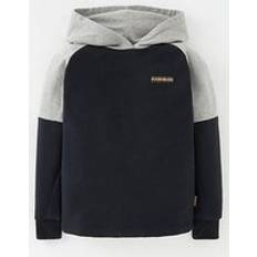 Vêtements pour enfants Napapijri Boys, Halley Kids Colourblock Overhead Hoodie Black, Black, Years YEARS