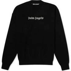 Palm Angels Kläder Palm Angels Stickade Tröjor Koftor Herr - Svart