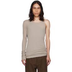 Silk Tank Tops Rick Owens Off-White Ziggy Banana Tank Top 08 PEARL