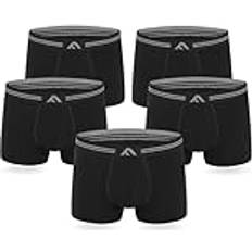 FM London Super Soft Bamboo Boxer Shorts - Black