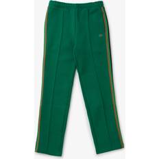 Lacoste Women Pants Lacoste Women's Striped Knit Pants Green