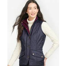 Barbour Cavalry Gilet Vest - Navy/Merlot