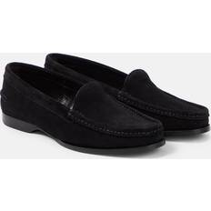 Ruth suede loafers black