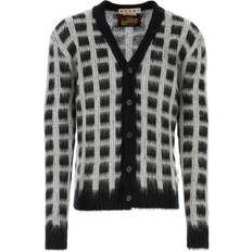 Men - Nylon Cardigans Marni Embroidered Acetate Blend Checked