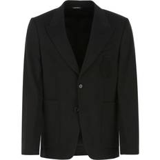 Dolce & Gabbana Hombre Blazers Dolce & Gabbana Black Stretch Viscose Blend Blazer Black