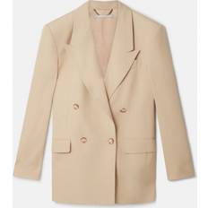 Stella McCartney Double-Breasted Blazer, Woman, Sand