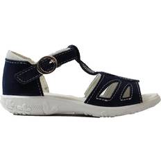 Ricosta Pippa Navy Suede Girls T Bar Sandals