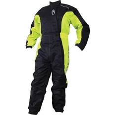 Typhoon Rain Waterproof Motorcycle One Piece Suit Overall Black/Yellow