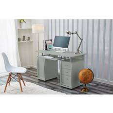 RayGar RayGar Deluxe Computer With Cabinet Writing Desk