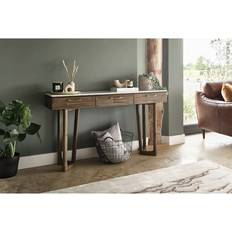 Oak Furnitureland Console Tables Oak Furnitureland Solid Acacia & Italian Console Table