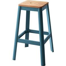 Turquoise Seating Stools Homeroots Contrast Seating Stool