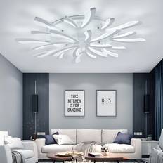 LivingAndHome Luxurious V-Shaped Ceiling Flush Light