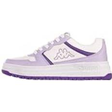 Lace-Up Platform Trainers - White