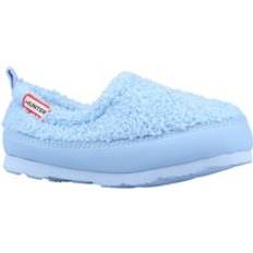 Hunter Childrens Unisex Kids Sherpa Slipper Slippers Sky Blue