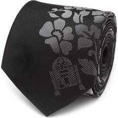 Ties Star Wars R2D2 Floral Black Men's Tie