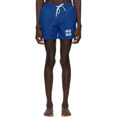 Nylon Swimming Trunks HUGO Blue Drawstring Swim Shorts Blue 420