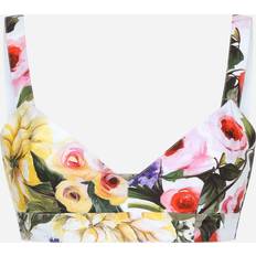 Dolce & Gabbana Cotton bralette with garden print